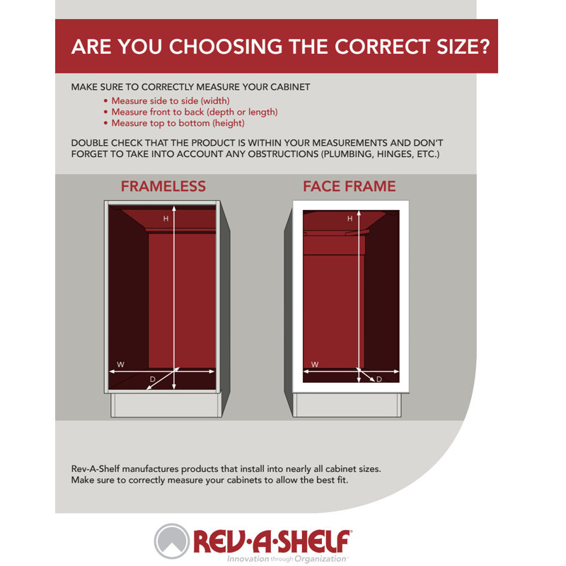 RevAShelf Fixture Kitchen Vanity Door Mounted Towel Rack